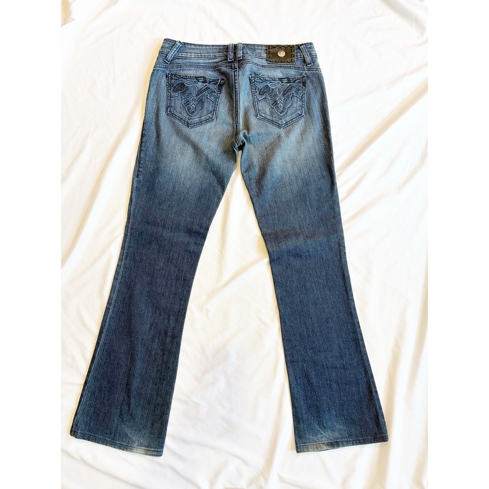 Antik Denim Jeans Women's Size 8/29 Embroidered 5 Pockets Boot Cut